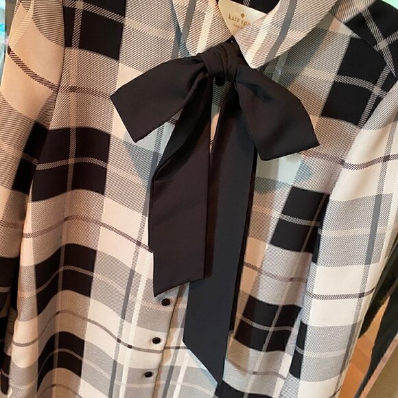 kate spade new york woodland plaid griffin dress sz 2 check rare hard to find - Picture 4 of 8